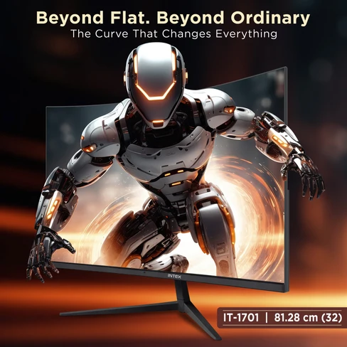 INTEX 32 Inch Full HD Curved Gaming Monitor thumbnail 2