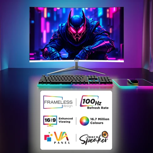 Intex IT-1901 22" Curved Full HD Gaming Monitor thumbnail 3