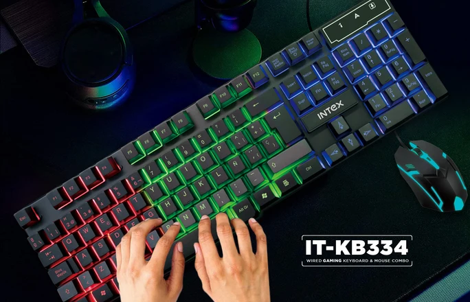 KB+MS Como (IT-KB334) Wired Gaming Keyboard product detail