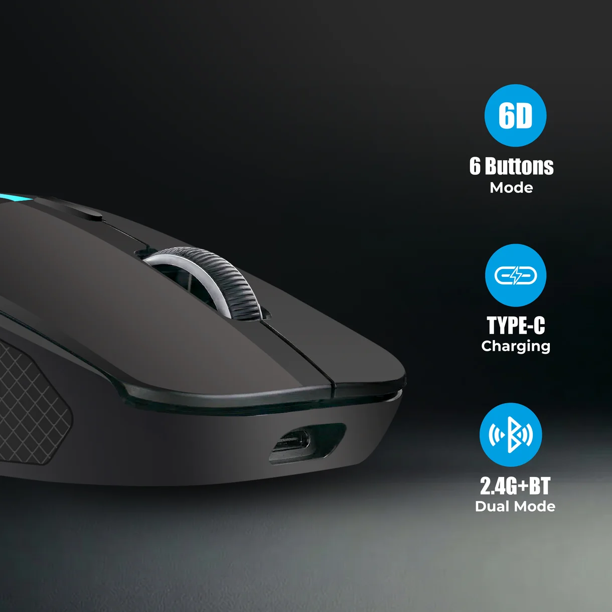 Foxin-Voltra-Wireless Mouse thumb 3