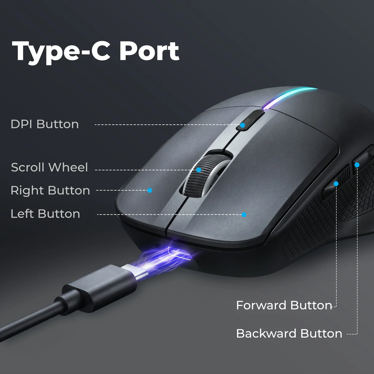 Foxin-Voltra-Wireless Mouse thumb 5