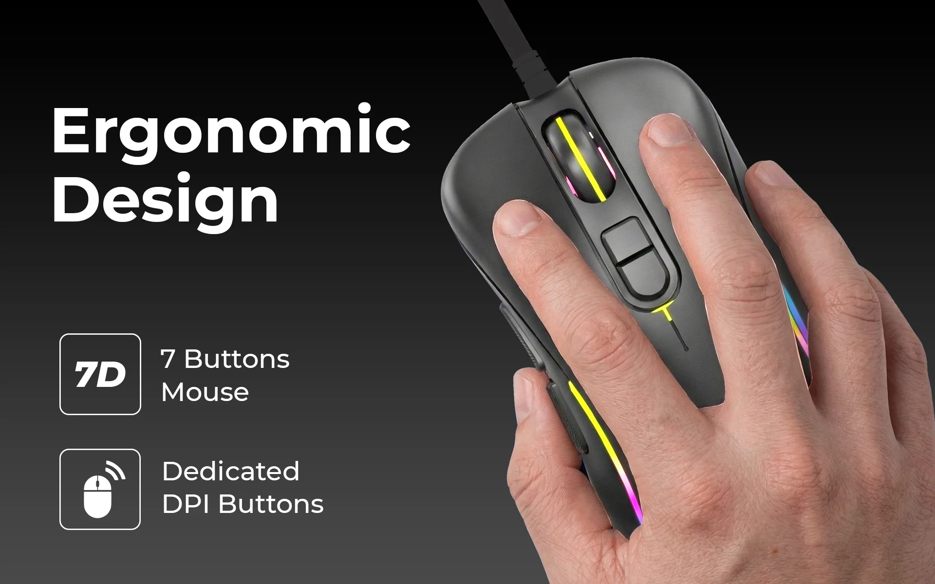Phantom GM 106 USB Wired Gaming Mouse product detail