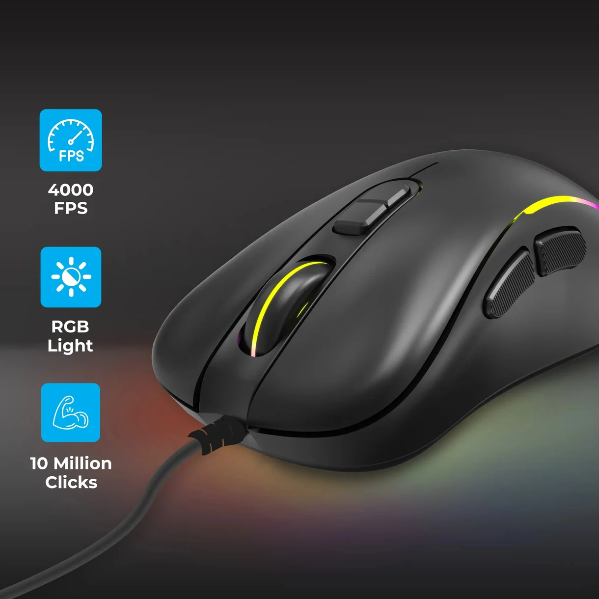 Phantom GM 106 USB Wired Gaming Mouse thumb 3