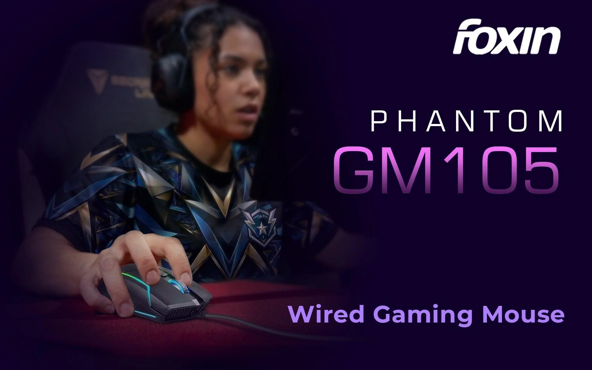 foxin Phantom GM 105 USB Wired Gaming Mouse product detail