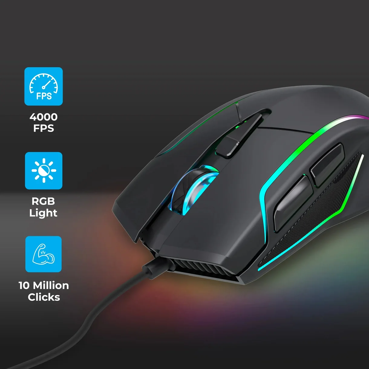 foxin Phantom GM 105 USB Wired Gaming Mouse thumb 5
