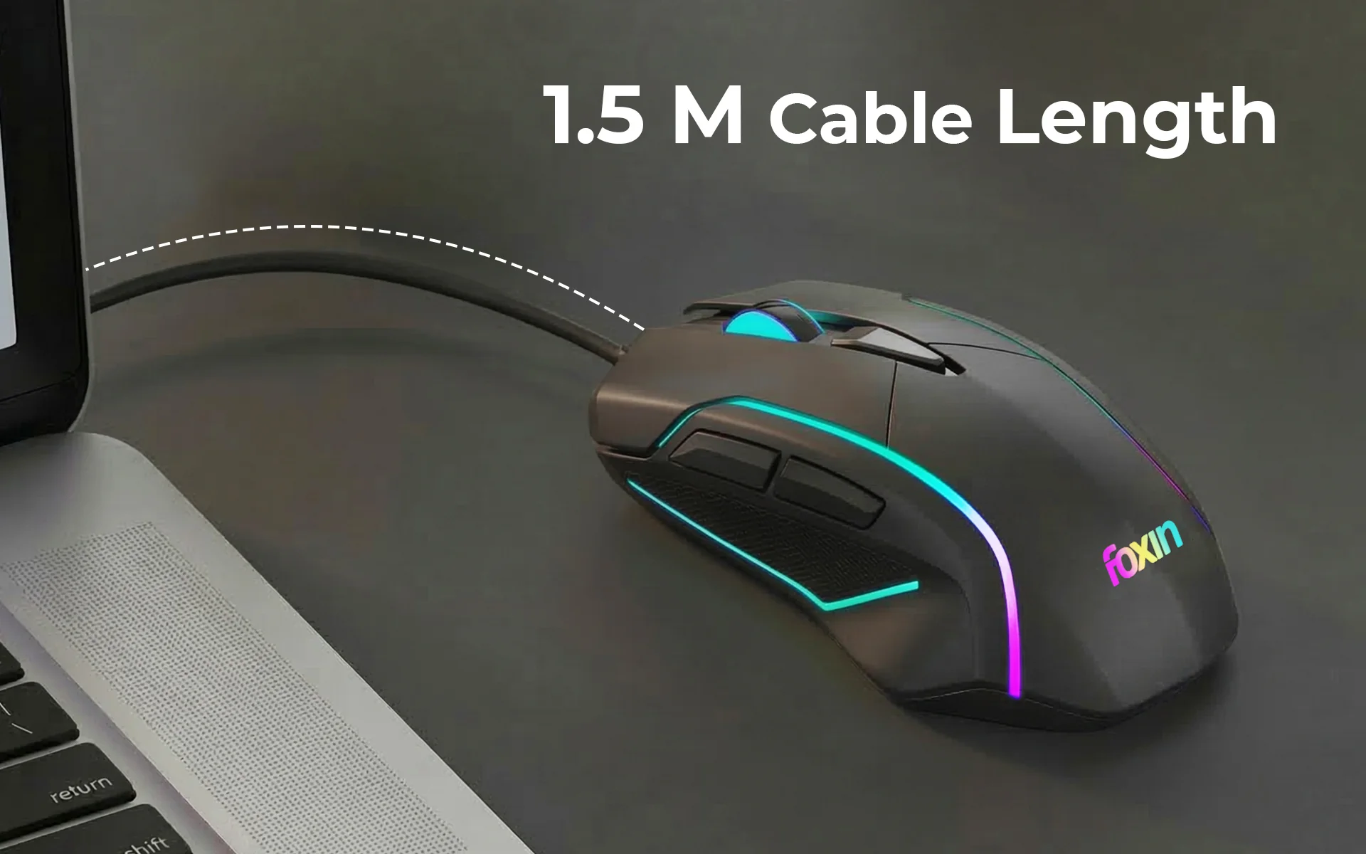 foxin Phantom GM 105 USB Wired Gaming Mouse product detail