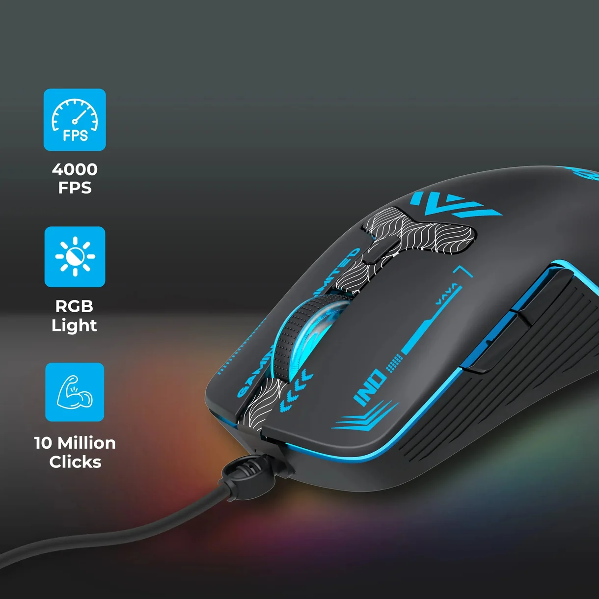 foxin-Phantom GM 104 USB Wired Gaming Mouse thumb 5