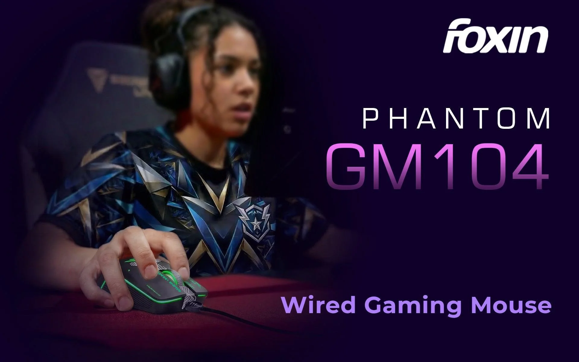 foxin-Phantom GM 104 USB Wired Gaming Mouse product detail