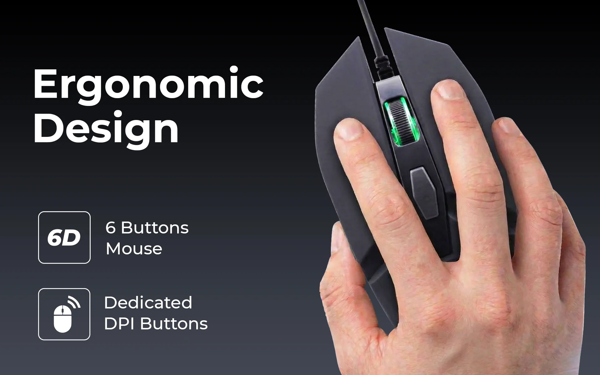 Phantom GM 103 USB Wired Gaming Mouse product detail