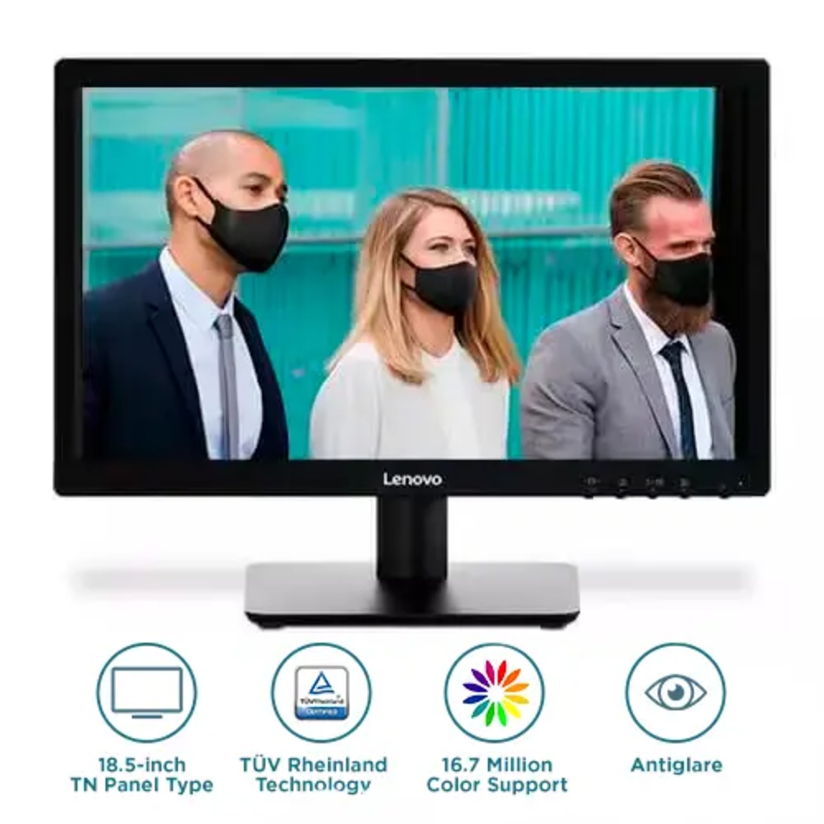 Lenovo C19-10 46.99cms (18.5) Monitor thumb 1