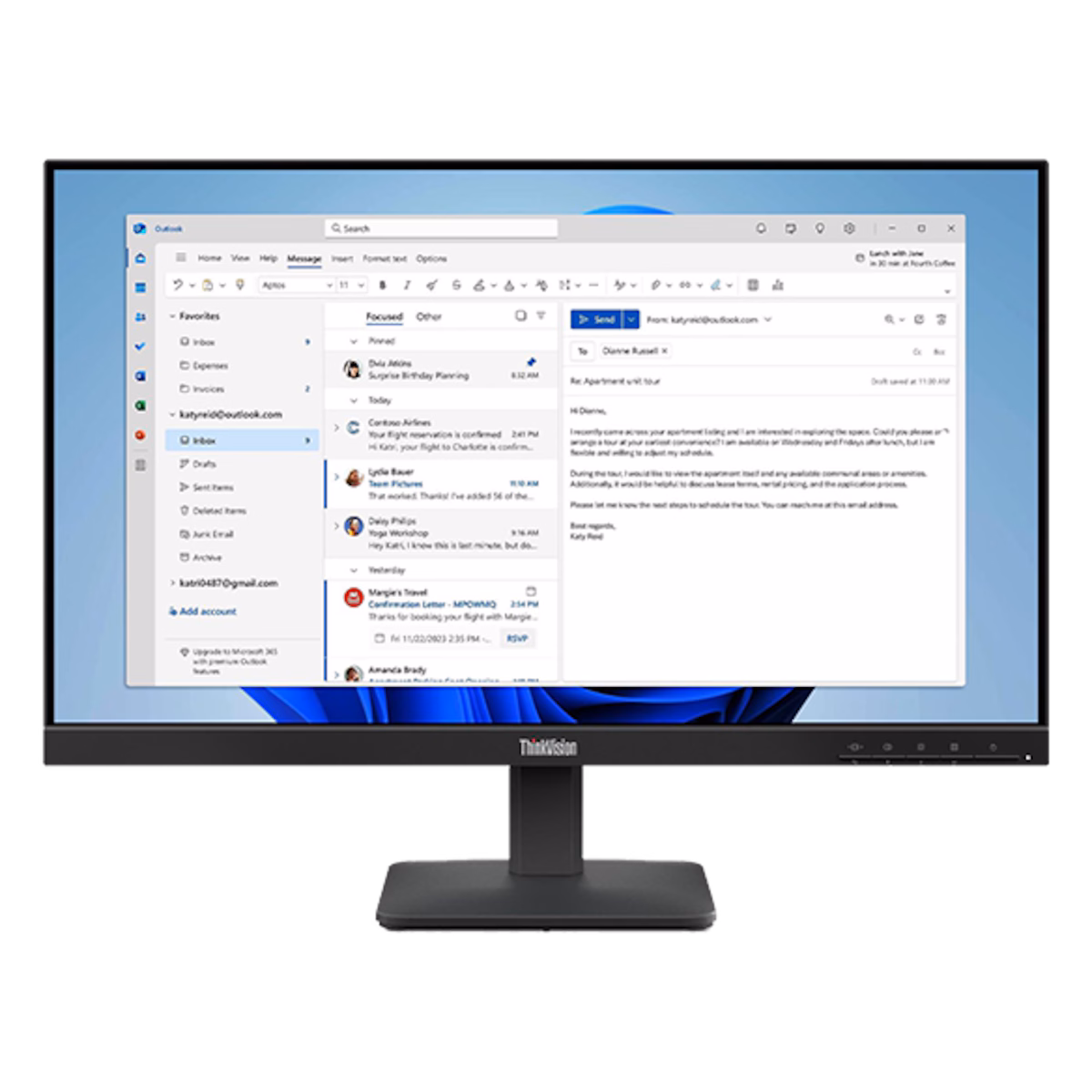 ThinkVision S24-4e 60.45cms (23.8) Monitor