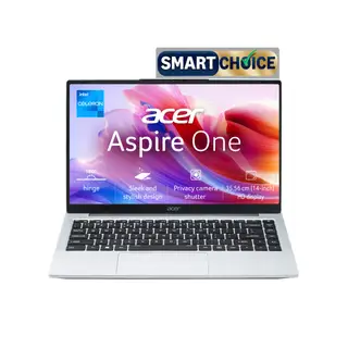 Acer, Aspire One, Intel Core Celeron N4500, Windows 11 Home, 8 GB RAM, 256 GB SSD, 14" (35.56 cm) display, Silver, A114…