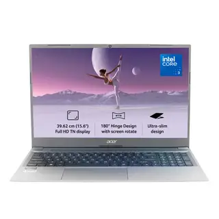 Acer, Aspire Lite, Intel Core 3 processor 100U, 8GB, 512GB SSD, Windows 11 Home + MS Office, Full HD 15.6" display (39.… thumb 1